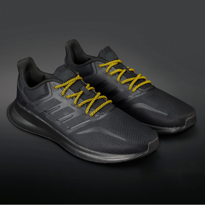 Adidas Yeezy - Snørebånd sort og gul